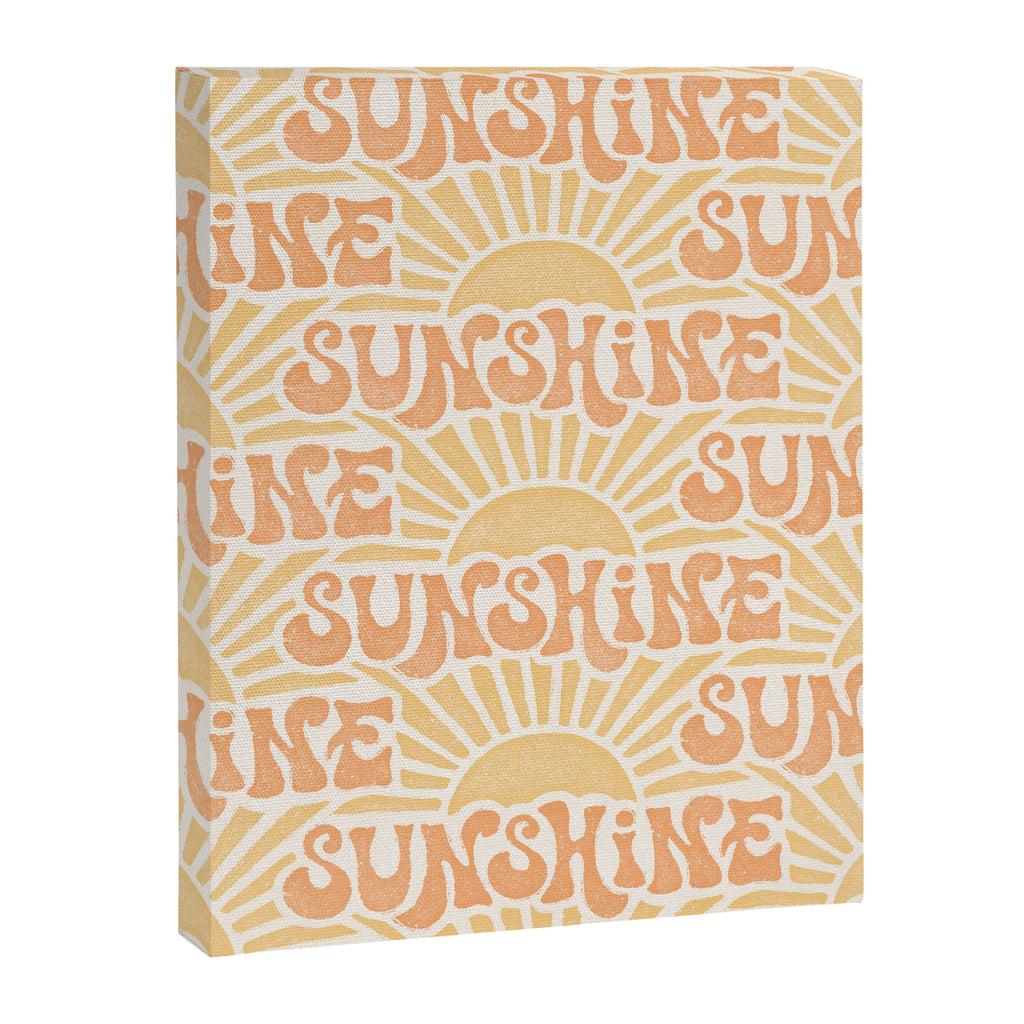 Sunshine - gold and copper Canvas Print Gallery Image 8