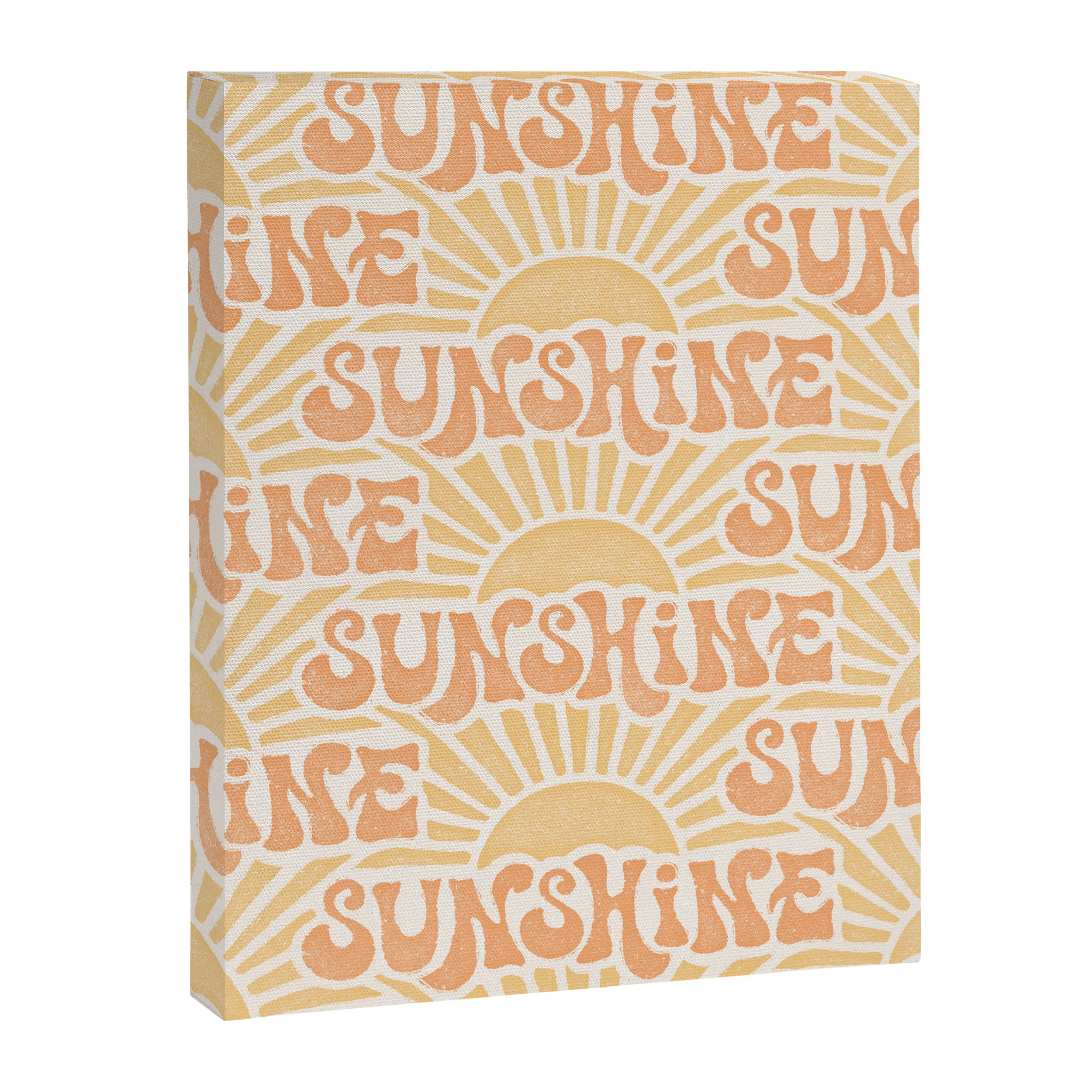 Sunshine - gold and copper Canvas Print Gallery Image 8