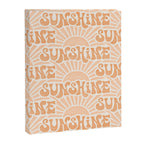 Sunshine - peach and copper  Canvas Print Gallery Image 8