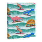 Surfosaurus - sea green  Canvas Print Gallery Image 8