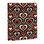 Sweethearts - red, black, and cream Canvas Print Gallery Image 8