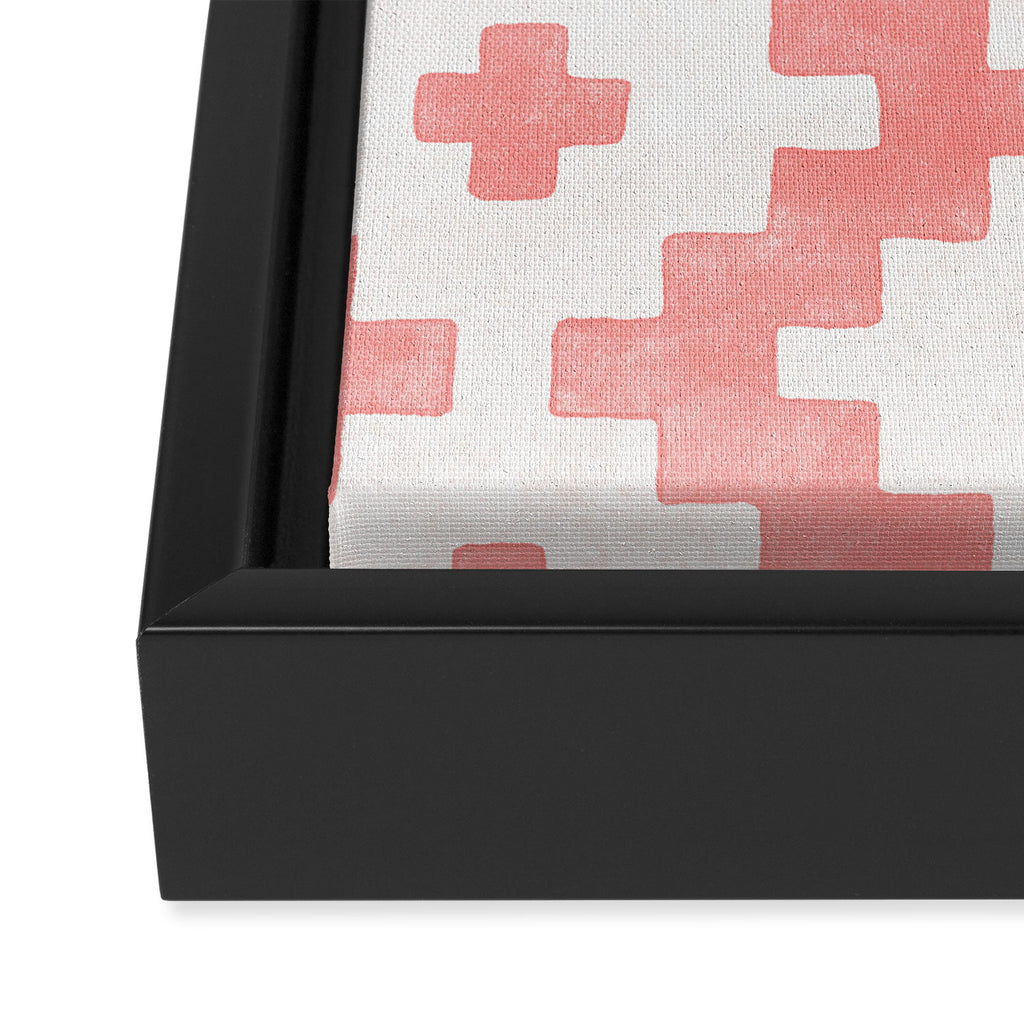 Taos - Blush Framed Canvas Print Gallery Image 3