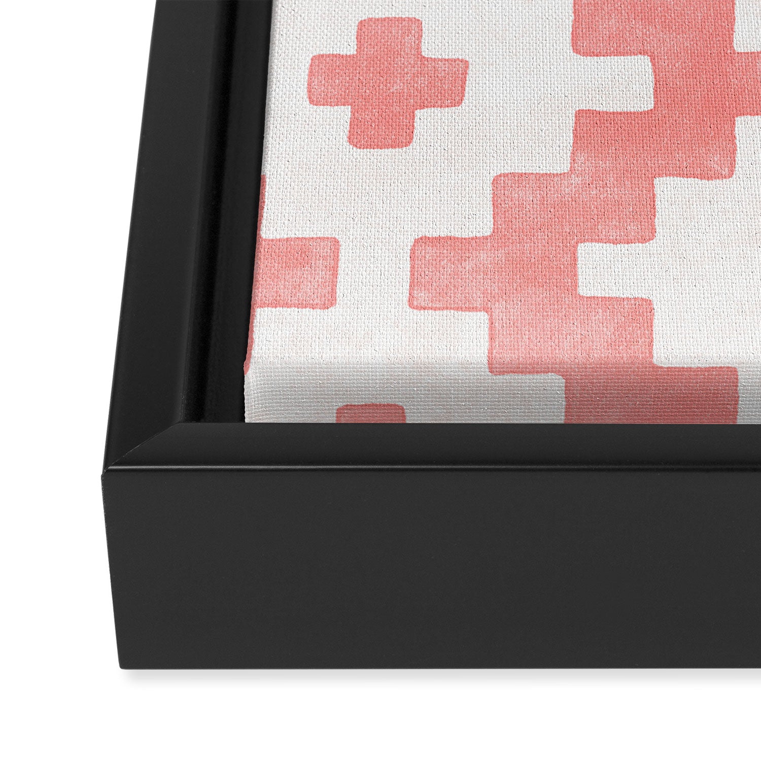 Taos - Blush Framed Canvas Print Gallery Image 3