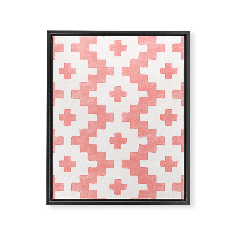 Taos - Blush Framed Canvas Print Gallery Image 8