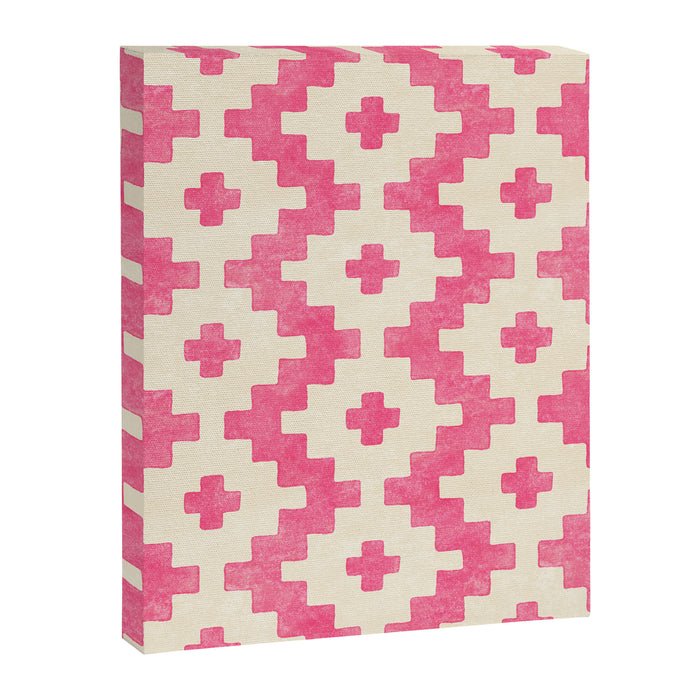 Taos - pink Canvas Print Gallery Image 1