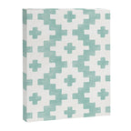 Taos - Turquoise  Canvas Print Gallery Image 8