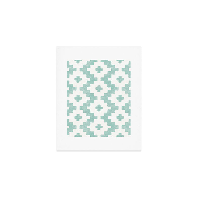 Taos - Turquoise  Art Print Gallery Image 1
