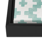 Taos - Turquoise  Framed Canvas Print Gallery Image 3