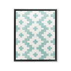 Taos - Turquoise  Framed Canvas Print Gallery Image 8