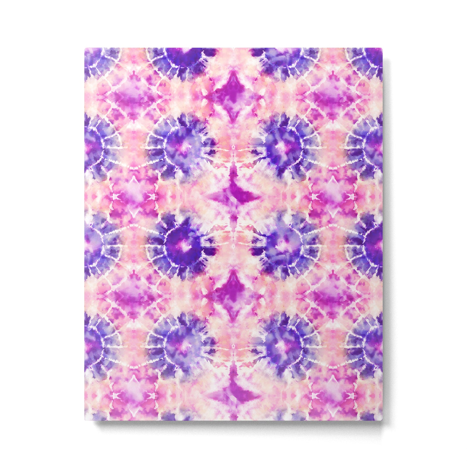 Tie Dye - peachy purple  Metal Print Gallery Image 6