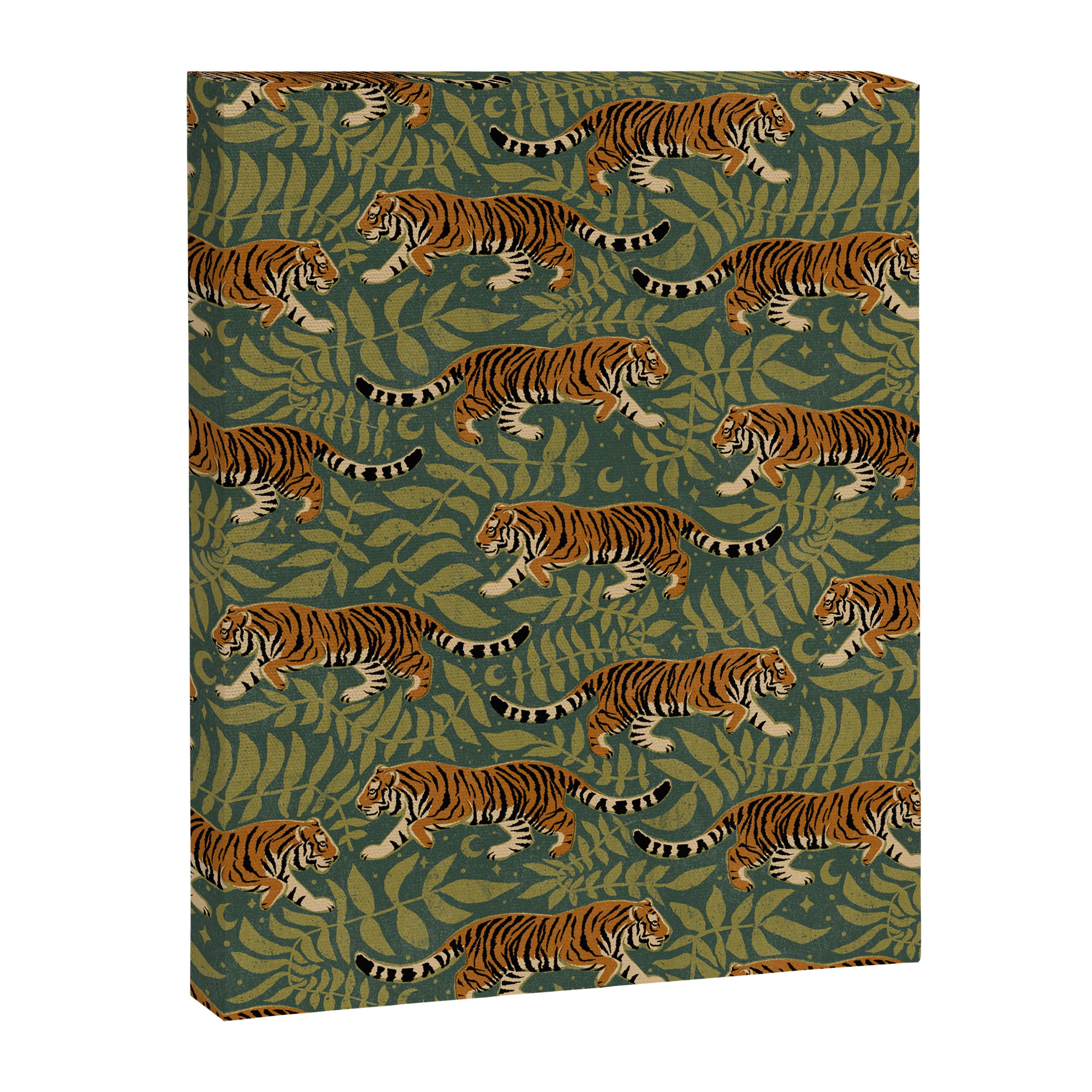 Tigers - forest and fern Canvas Print Gallery Image 8