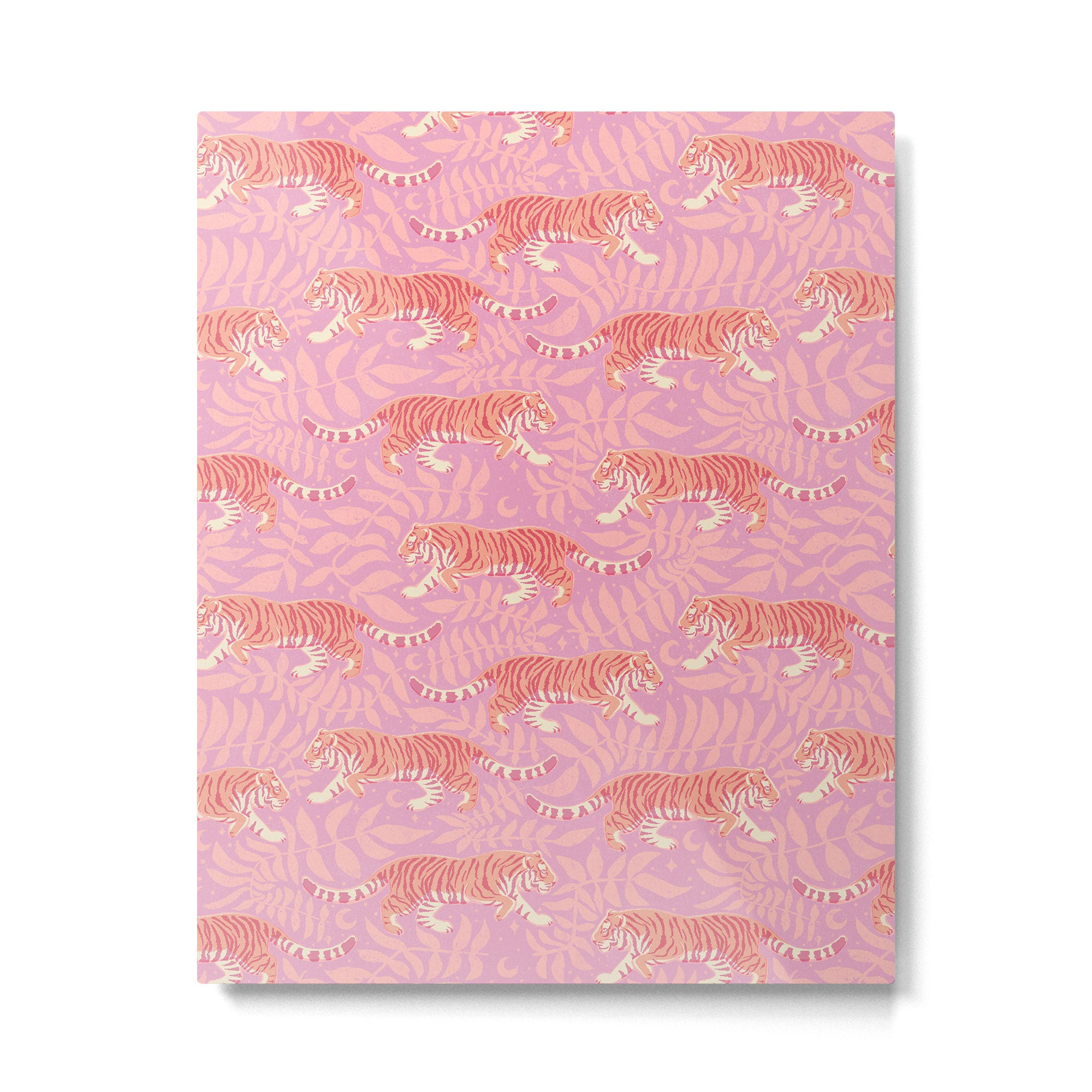 Tigers - pink pastel Metal Print Gallery Image 6