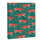 Tigers - pink, red, and jungle green Canvas Print Gallery Image 8