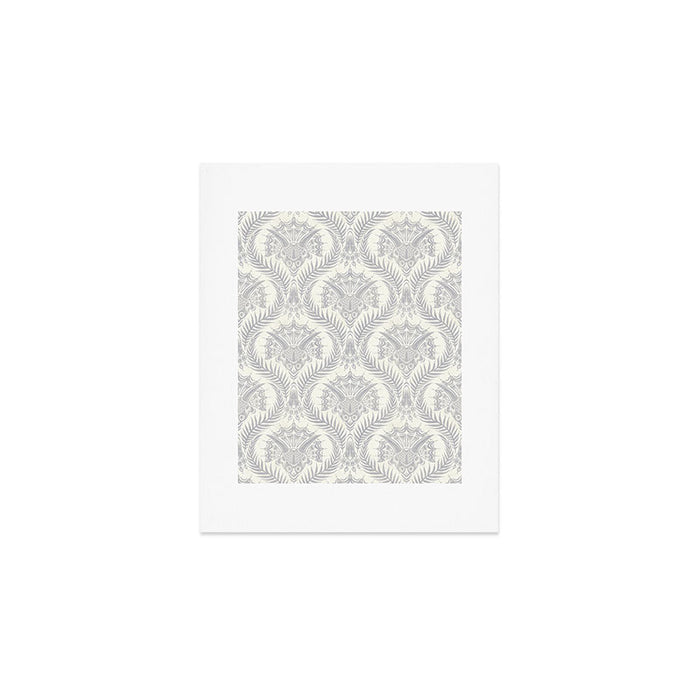 Triceratops Damask Art Print Gallery Image 1