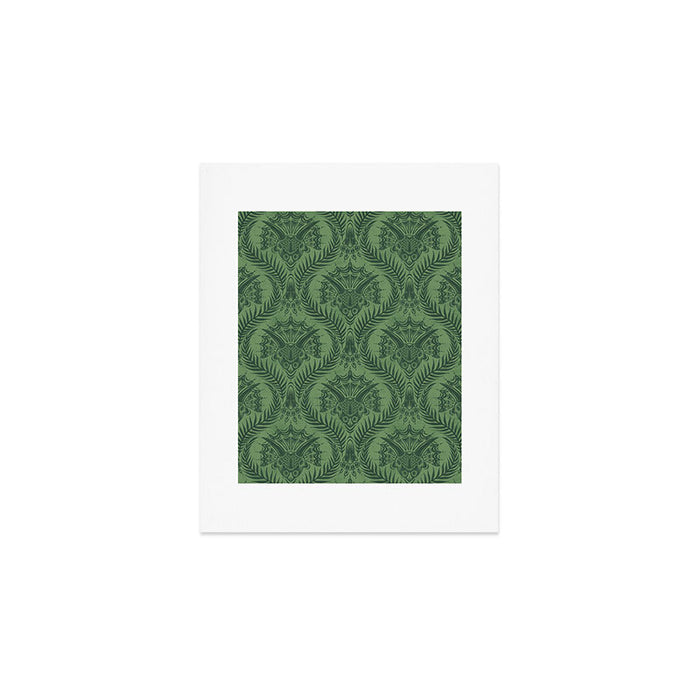 Triceratops Damask - Fern Art Print Gallery Image 1