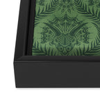 Triceratops Damask - Fern Framed Canvas Print Gallery Image 3
