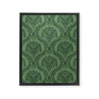 Triceratops Damask - Fern Framed Canvas Print Gallery Image 8