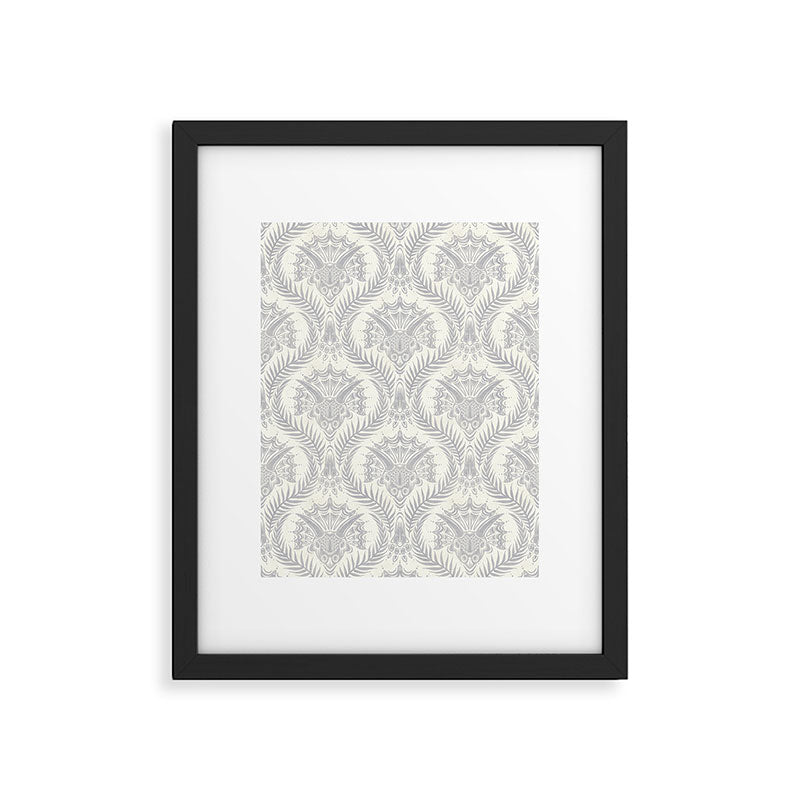 Triceratops Damask Framed Art Print Gallery Image 6