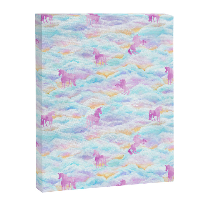 Unicorns Hiding in Clouds Canvas Print Gallery Image 1