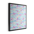 Unicorns Hiding in Clouds Framed Canvas Print Gallery Image 2