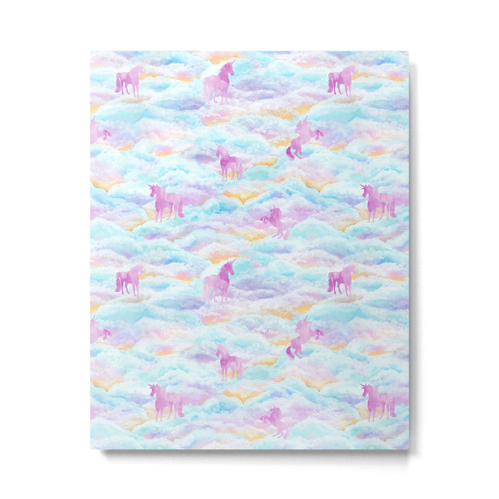 Unicorns Hiding in Clouds Metal Print Gallery Image 1