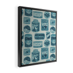 Vagabondâs Cupboard - dusty blue Framed Canvas Print Gallery Image 2