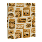 Vagabondâs Cupboard - gold, black, and cream  Canvas Print Gallery Image 8
