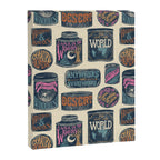 Vagabondâs Cupboard - midnight, cream, and more Canvas Print Gallery Image 8
