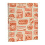 Vagabondâs Cupboard - peach and cream Canvas Print Gallery Image 8