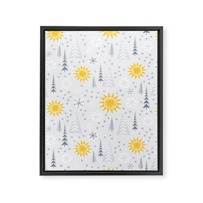 Winter Sunshine Framed Canvas Print Gallery Image 1