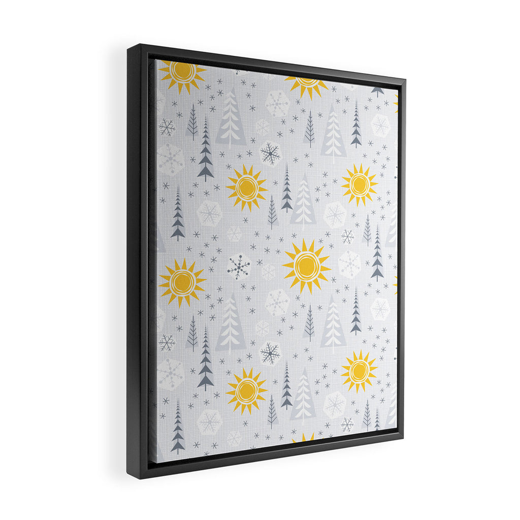 Winter Sunshine Framed Canvas Print Gallery Image 2