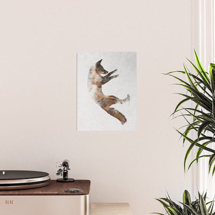 Jumping Fox Poster Gallery Image 2