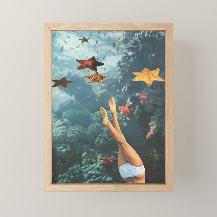 Mermaid Mini Art Print Gallery Image 1