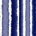 Wide Watercolor Stripes - Indigo Blue  Coffee Mug Gallery Image 2