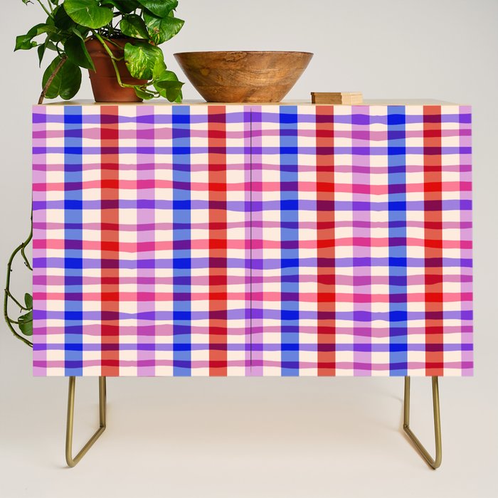 Summer Gingham Picnic  Credenza Gallery Image 1