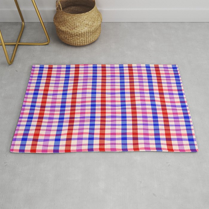 Summer Gingham Picnic  Rug Gallery Image 1
