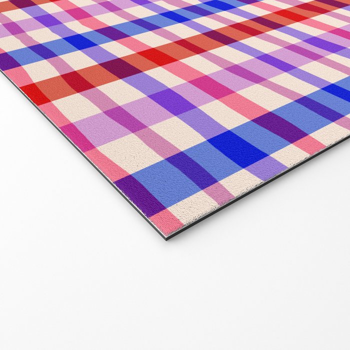 Summer Gingham Picnic  Welcome Mat Gallery Image 2