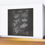 Legos Patent - Legos Brick Art - Black Chalkboard Wall Mural Gallery Image 2