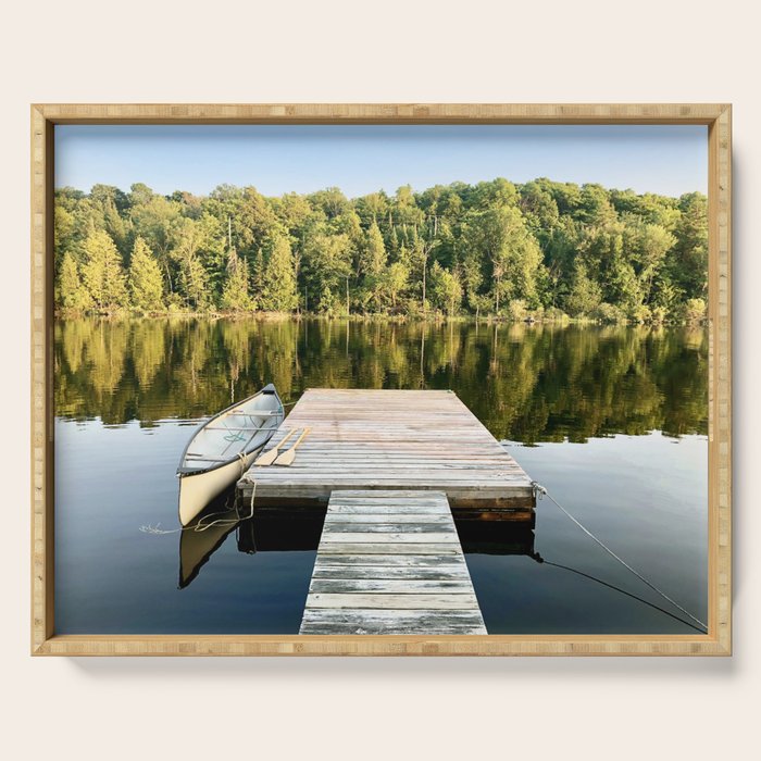 Dock on the Lake Serving Tray Gallery Image 1