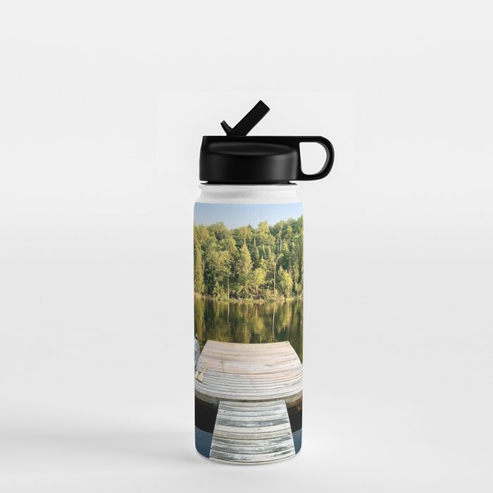 Dock on the Lake Water Bottle Gallery Image 1