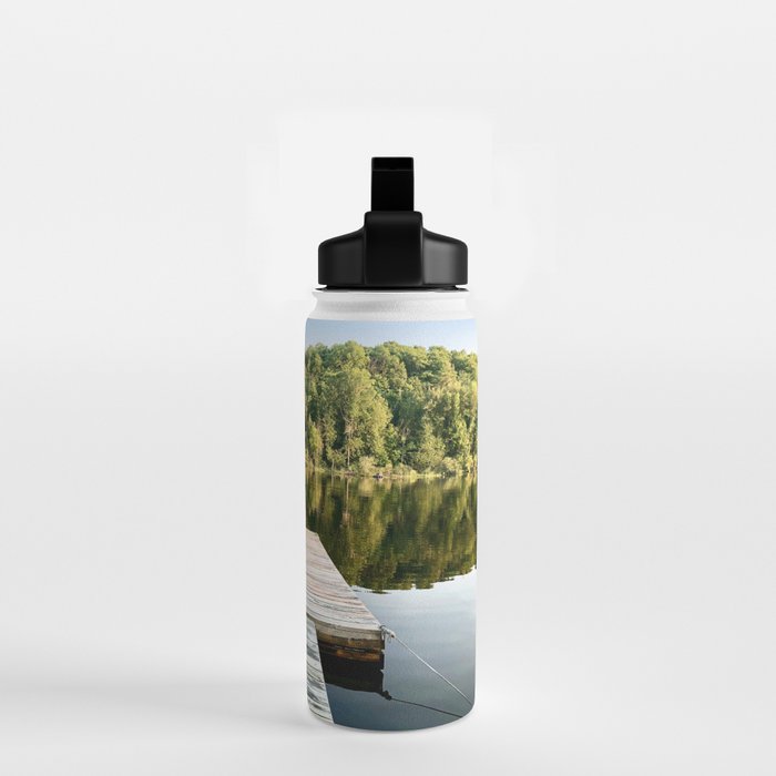 Dock on the Lake Water Bottle Gallery Image 2