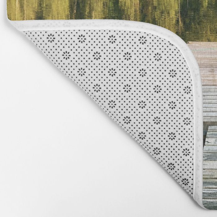 Dock on the Lake Bath Mat Gallery Image 2