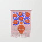 Bright Red Poppies In A Vase Wall Hanging Gallery Image 1