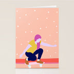 Skater Girl Stationery Card Gallery Image 2