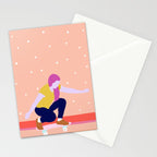 Skater Girl Stationery Card Gallery Image 2