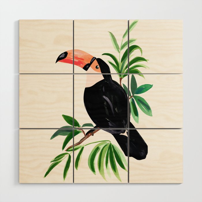 Toucan Wood Wall Art Gallery Image 1