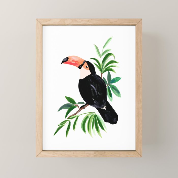 Toucan Mini Art Print Gallery Image 1