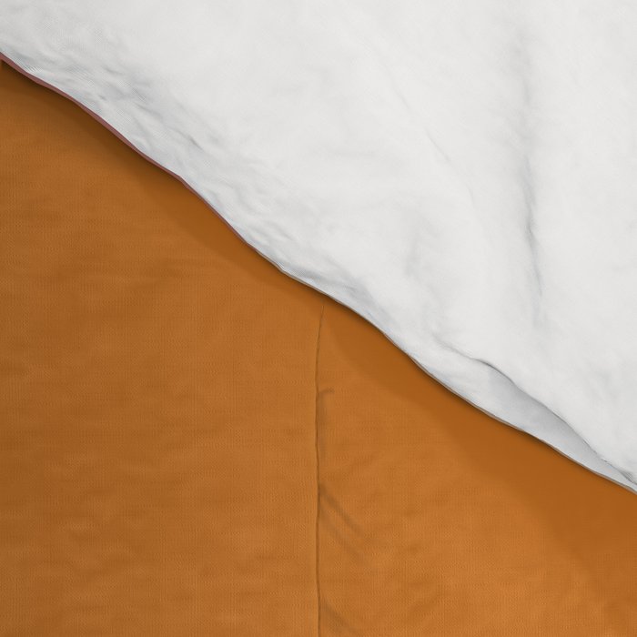 Liquid Swirl Abstract in Late Summer Orange and Pink Comforter Gallery Image 4