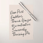 Empowerment Letter Self Motivational Quote Wrapping Paper Gallery Image 1