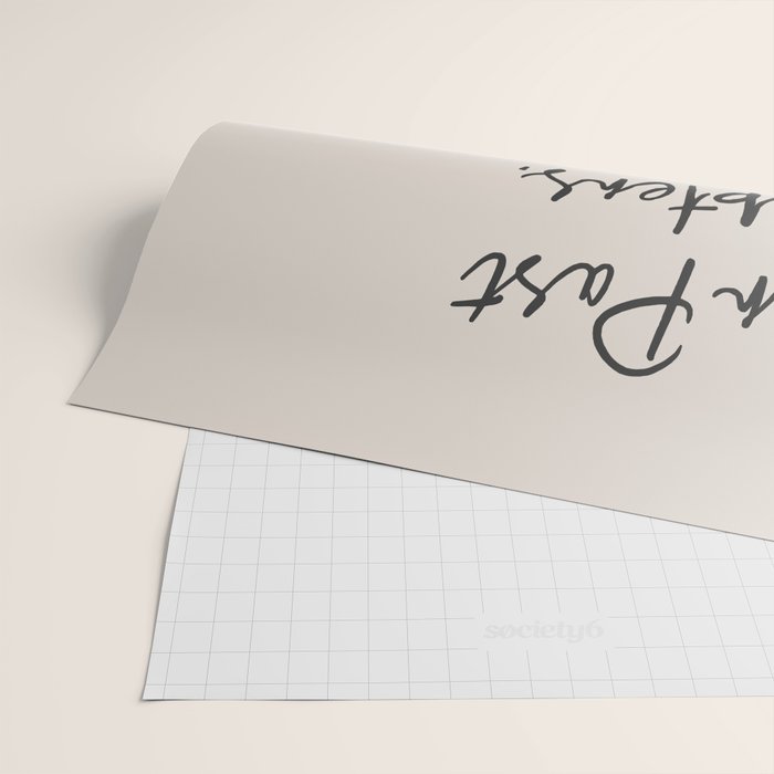 Empowerment Letter Self Motivational Quote Wrapping Paper Gallery Image 2